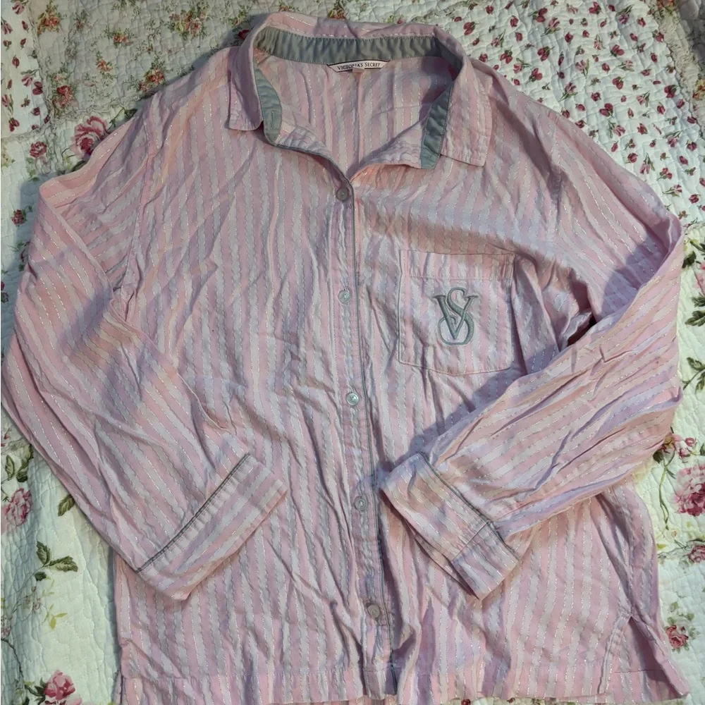 Pink Victoria's Secret pajama set #VS #Pajamas - Picture 2 of 9